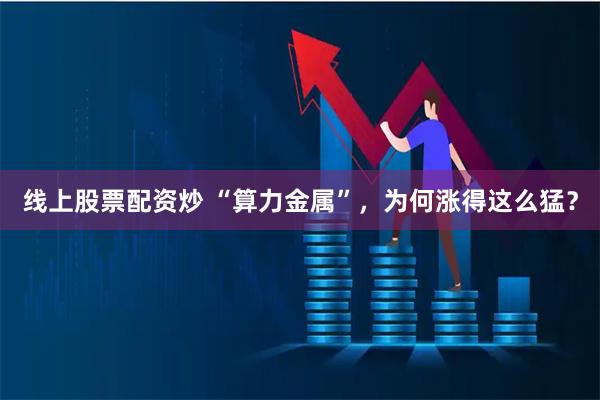 线上股票配资炒 “算力金属”，为何涨得这么猛？
